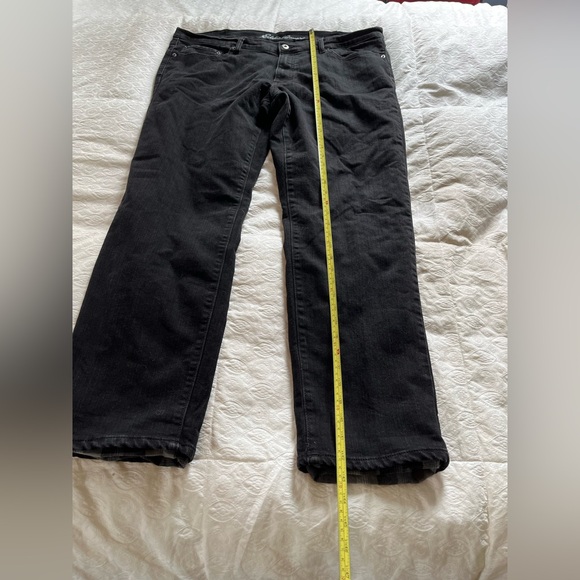 Men's Eddie Bauer black lined jeans size 40x34 - Picture 2 of 13